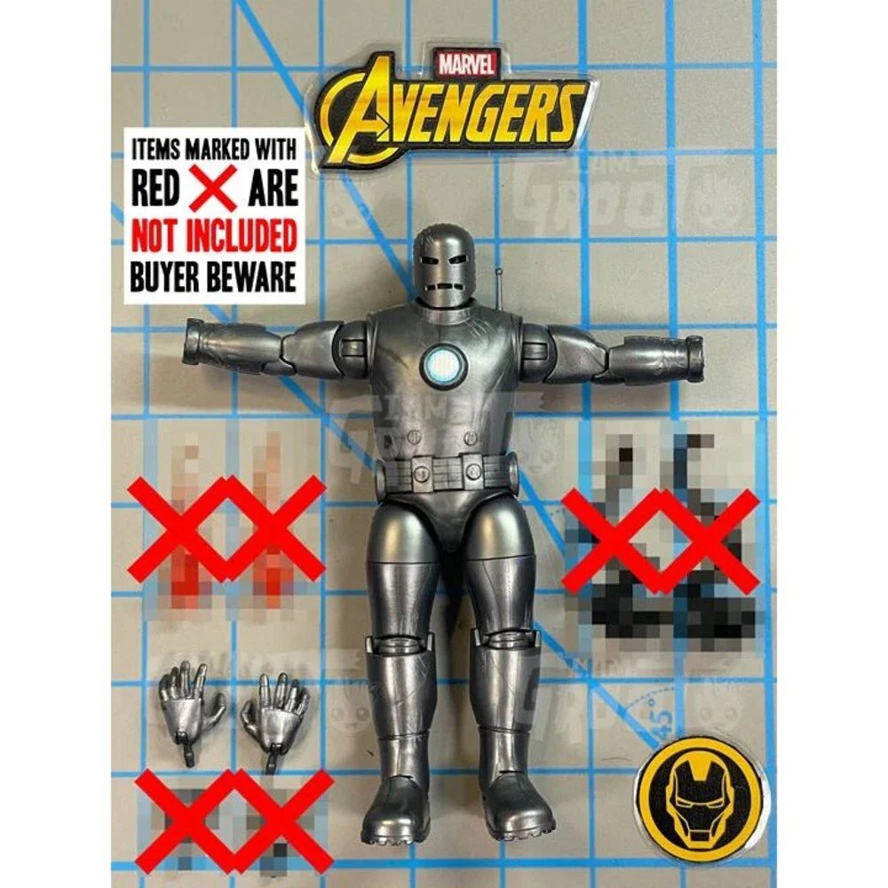 Marvel Legends Iron Man Figure Model 01 First Appearance Earth's Mightiest Inc B
